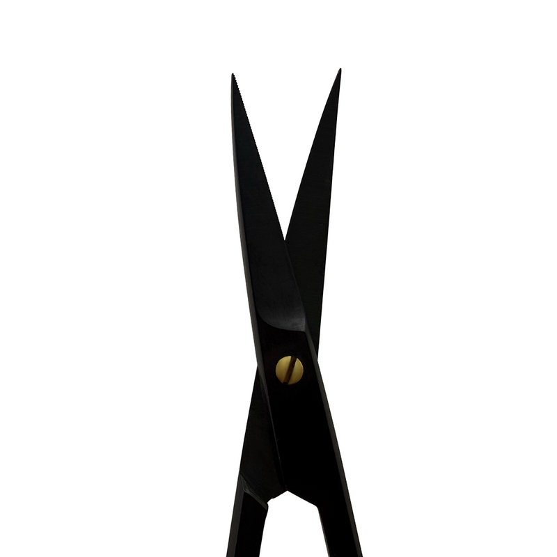 Ciseaux chirurgicaux Iris Power Bow – Courbés, 11,5 cm (4,5 po), Points de suture – Titane noir