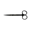 Ciseaux à suture Iris Super Cut – Courbés, 11,5 cm (4,5 po) – Titane noir