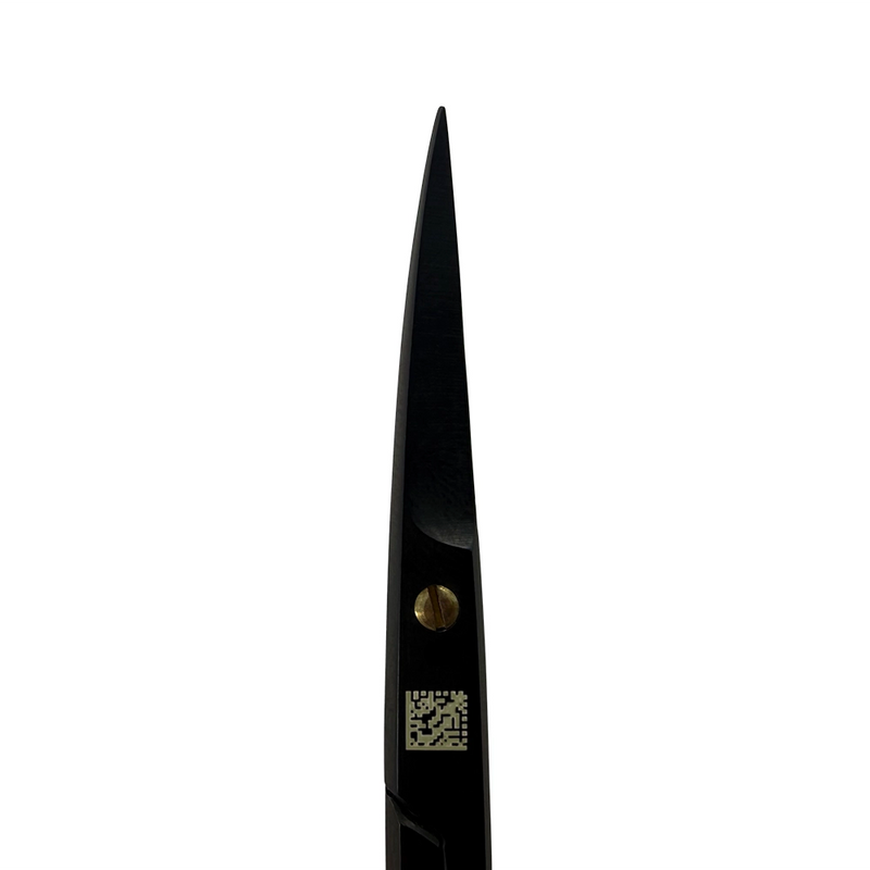 Ciseaux à suture Iris Super Cut – Courbés, 11,5 cm (4,5 po) – Titane noir