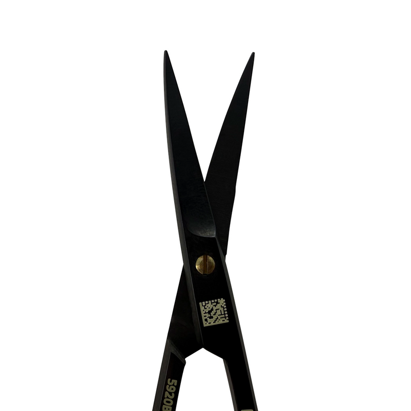 Ciseaux à suture Iris Super Cut – Courbés, 11,5 cm (4,5 po) – Titane noir