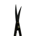 Ciseaux à suture Iris Super Cut – Courbés, 11,5 cm (4,5 po) – Titane noir