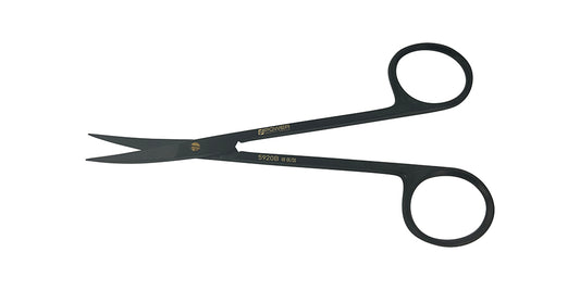 SCISSORS SUPER CUT IRIS CVD 11.5cm PREMIUM SUTURE BLACK EDITION