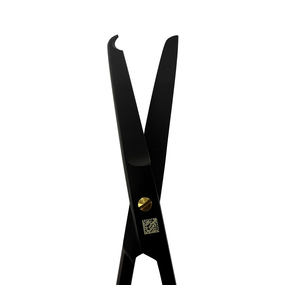 Ciseaux à sutures Super Cut à entaille mince – Droits, 15,5 cm (6,1 po) – Titane noir