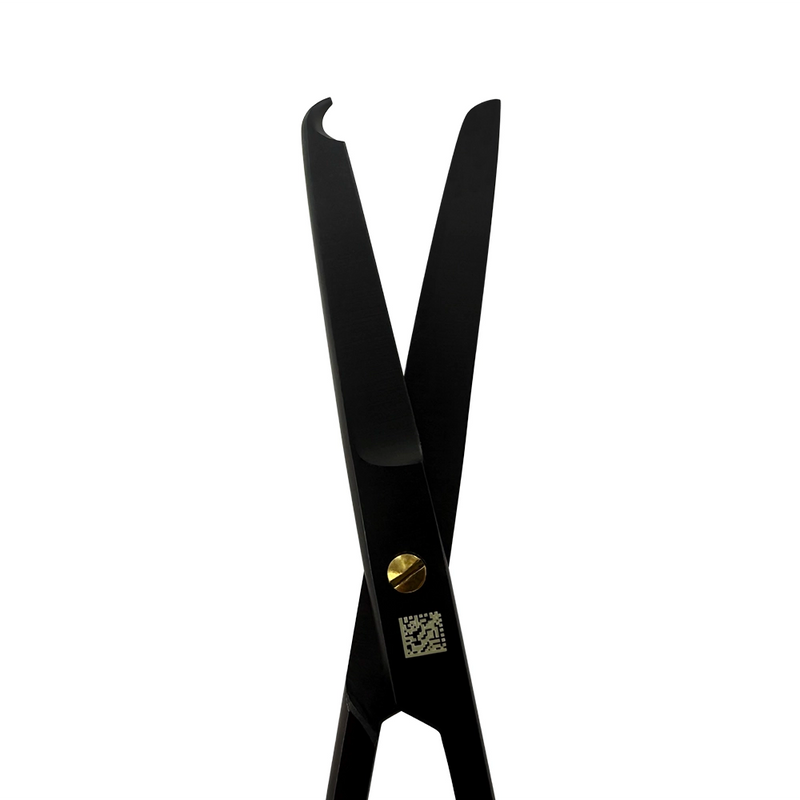 Ciseaux à sutures Super Cut à entaille mince – Droits, 15,5 cm (6,1 po) – Titane noir