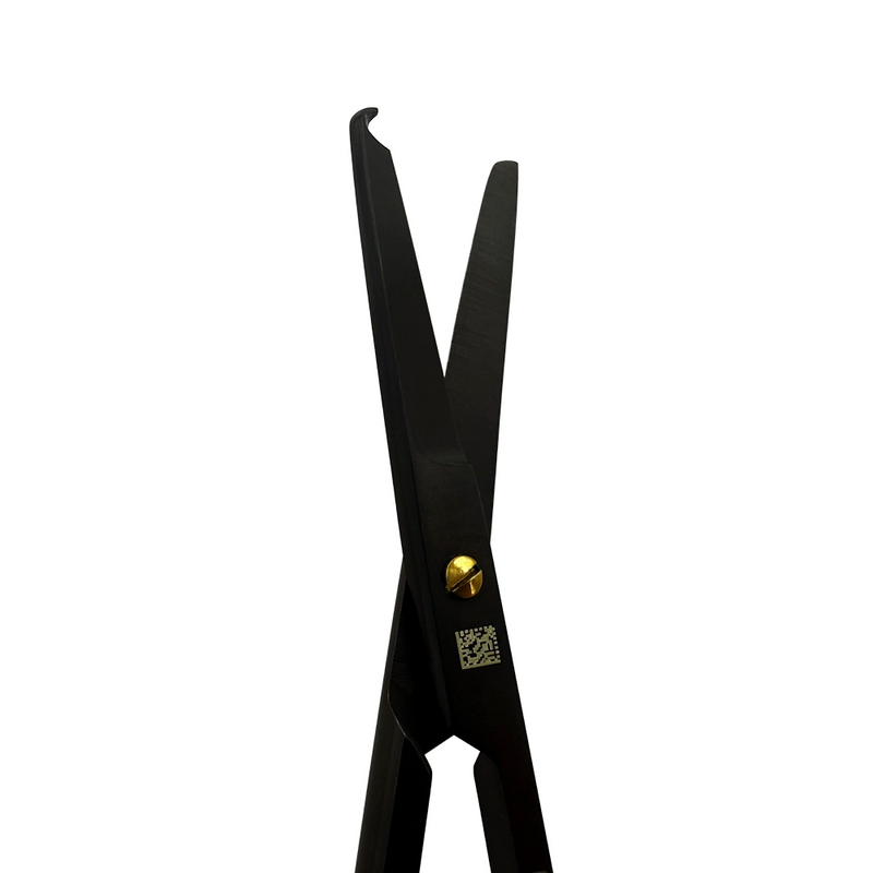 Ciseaux à sutures Super Cut à entaille mince – Droits, 15,5 cm (6,1 po) – Titane noir