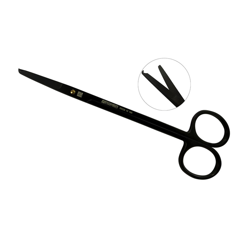 Ciseaux à sutures Super Cut à entaille mince – Droits, 15,5 cm (6,1 po) – Titane noir
