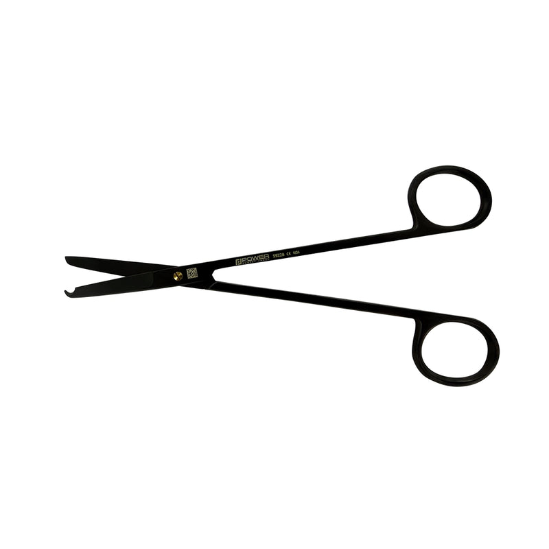 Ciseaux à sutures Super Cut à entaille mince – Droits, 15,5 cm (6,1 po) – Titane noir
