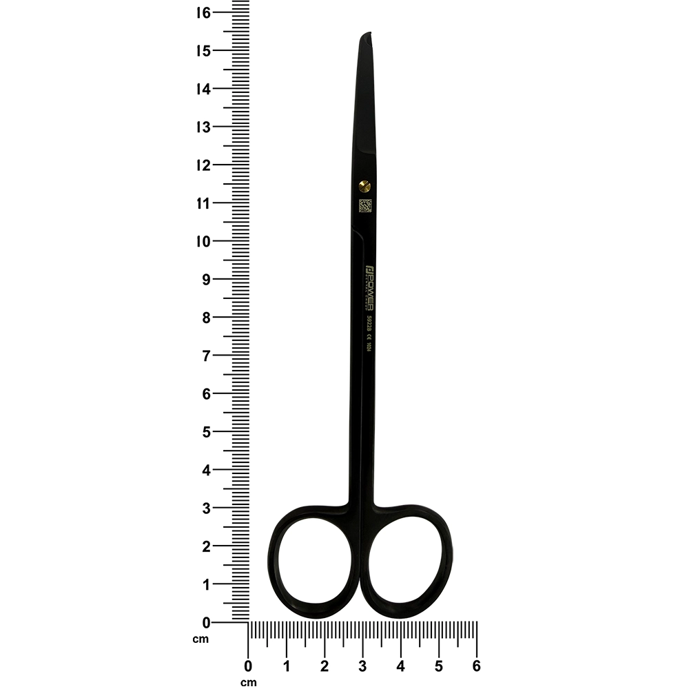 Ciseaux à sutures Super Cut à entaille mince – Droits, 15,5 cm (6,1 po) – Titane noir