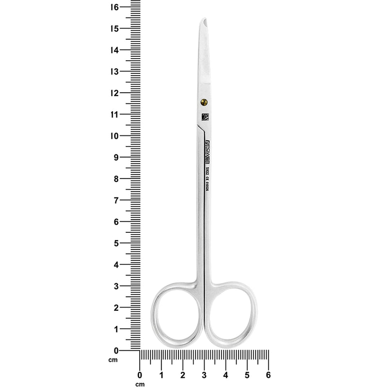 Ciseaux à fils de suture minces dentelés – Droits, 15,5 cm (6,1 po)