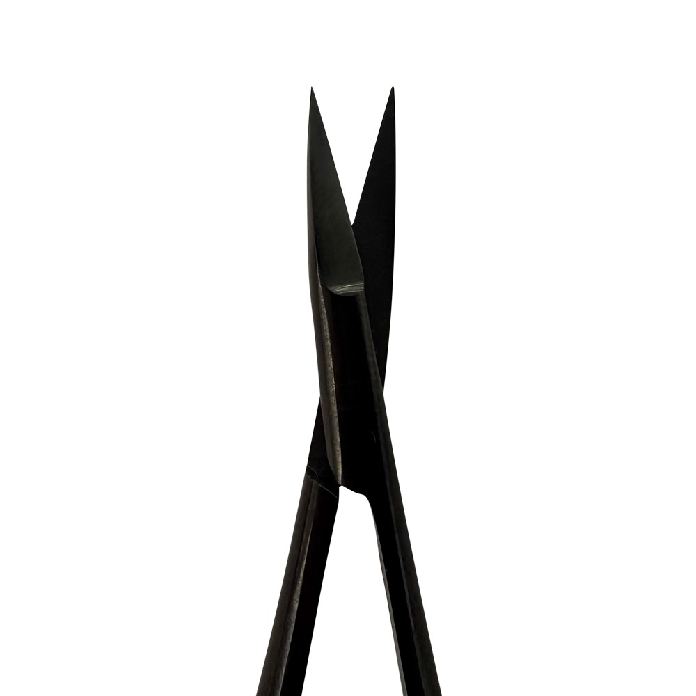 Ciseaux Castroviejo puissants – Droits, 4,5 po (11,5 cm) – Titane noir