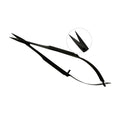 Ciseaux Castroviejo puissants – Droits, 4,5 po (11,5 cm) – Titane noir