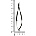 Ciseaux Castroviejo puissants – Droits, 4,5 po (11,5 cm) – Titane noir