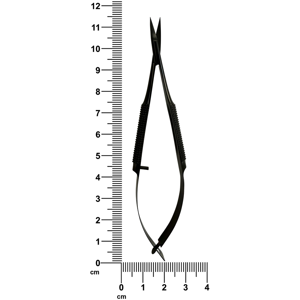 Ciseaux Castroviejo puissants – Droits, 4,5 po (11,5 cm) – Titane noir