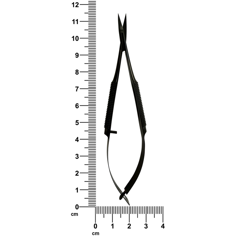 Ciseaux Castroviejo puissants – Droits, 4,5 po (11,5 cm) – Titane noir