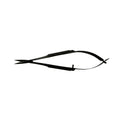 Ciseaux Castroviejo puissants – Droits, 4,5 po (11,5 cm) – Titane noir