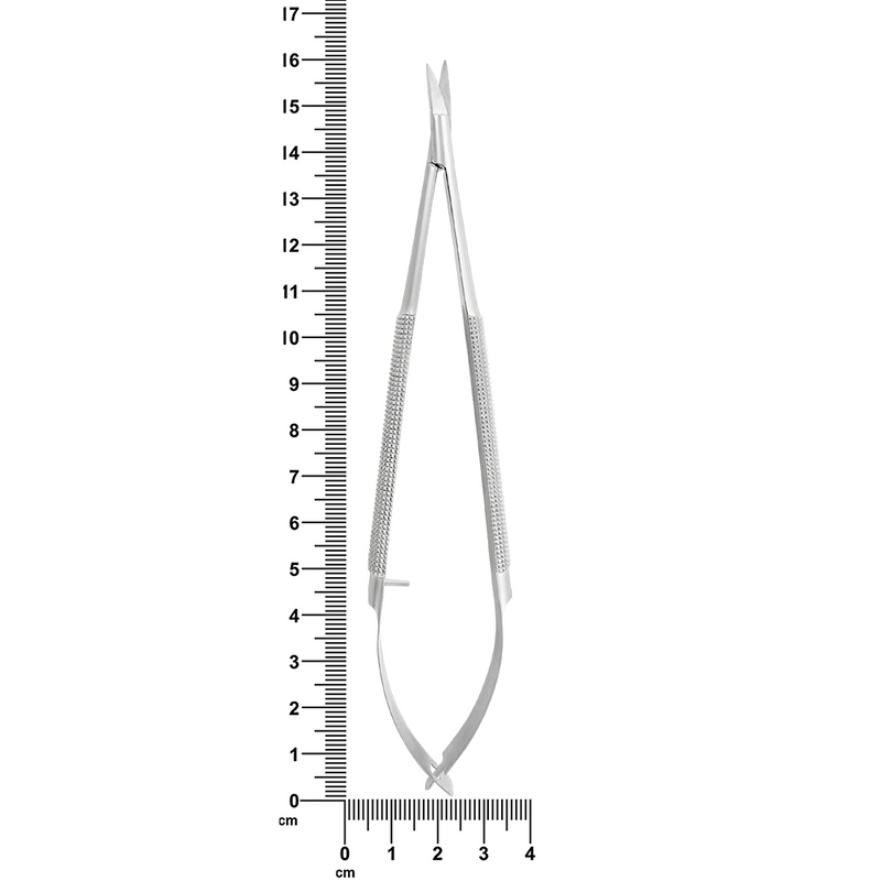 Ciseaux microchirurgicaux de Castroviejo – Incurvés à 45°, 16 cm (6,3 po)
