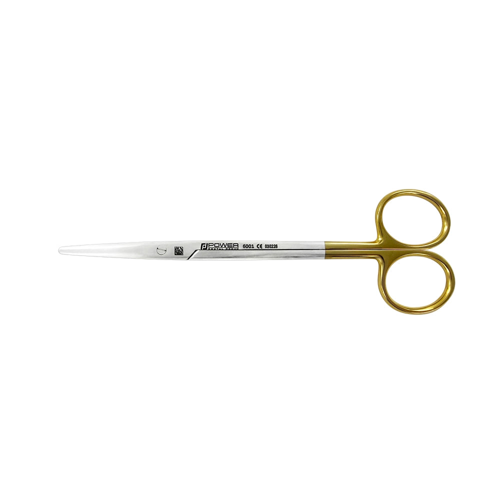 Ciseaux Metzenbaum – Droits, 15 cm (5,9 po), Bouts arrondis – Carbure de tungstène