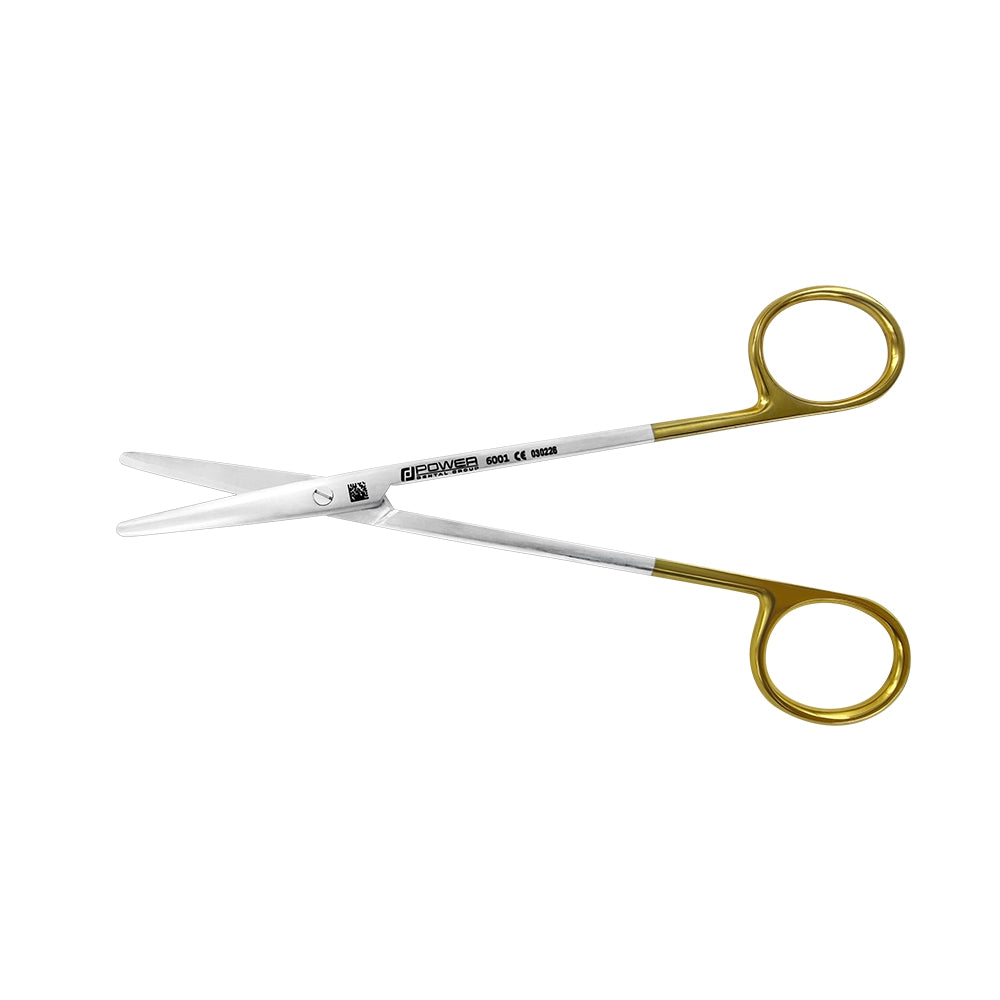 Ciseaux Metzenbaum – Droits, 15 cm (5,9 po), Bouts arrondis – Carbure de tungstène