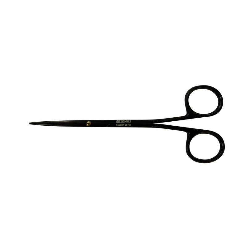 Tijeras Metzenbaum Power Bow – Rectas, 14,5 cm (5,7 pulg.) – Titanio Negro
