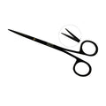 Ciseaux Metzenbaum Power Bow – Droits, 14,5 cm (5,7 po) – Titane noir