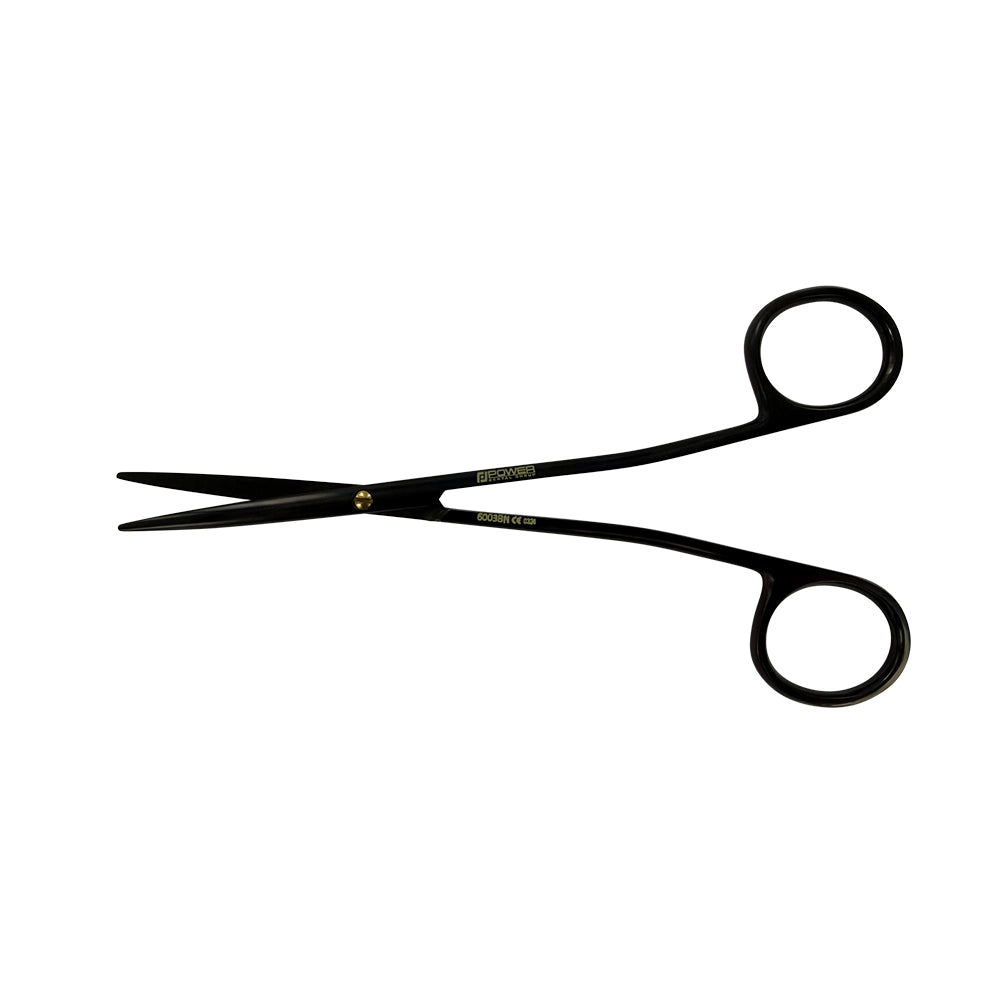 Tijeras Metzenbaum Power Bow – Rectas, 14,5 cm (5,7 pulg.) – Titanio Negro