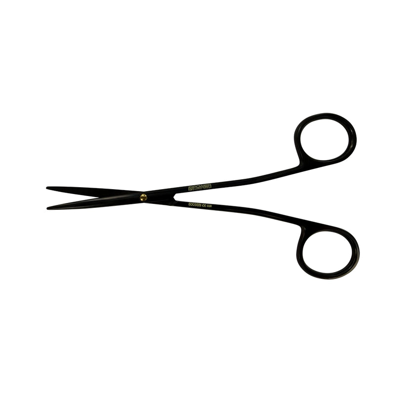 Tijeras Metzenbaum Power Bow – Rectas, 14,5 cm (5,7 pulg.) – Titanio Negro