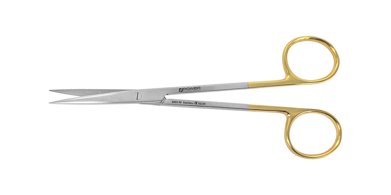 SCISSORS METZENBAUM T/C STR 14.5cm POINT FRONT OF BEAK