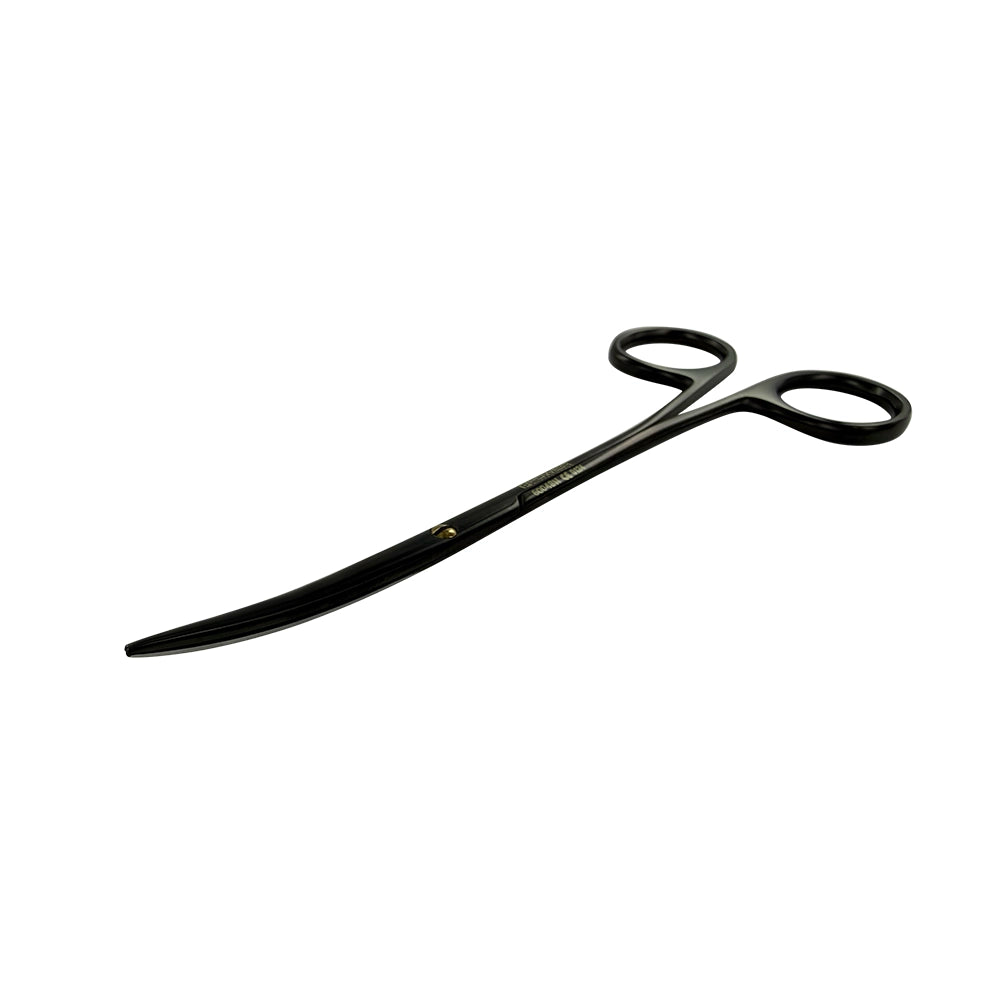 Tijeras Metzenbaum Power Bow de titanio, curvas, 15 cm, edición negra 