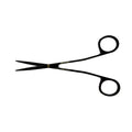 Power Bow Metzenbaum Scissors – Curved, 5.7 in (14.5 cm) – Black Titanium