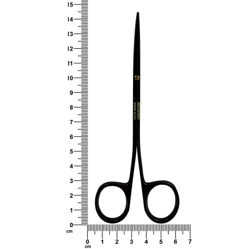 Tijeras Metzenbaum Power Bow – Curvas, 14.5 cm (5.7 pulg) – Titanio Negro