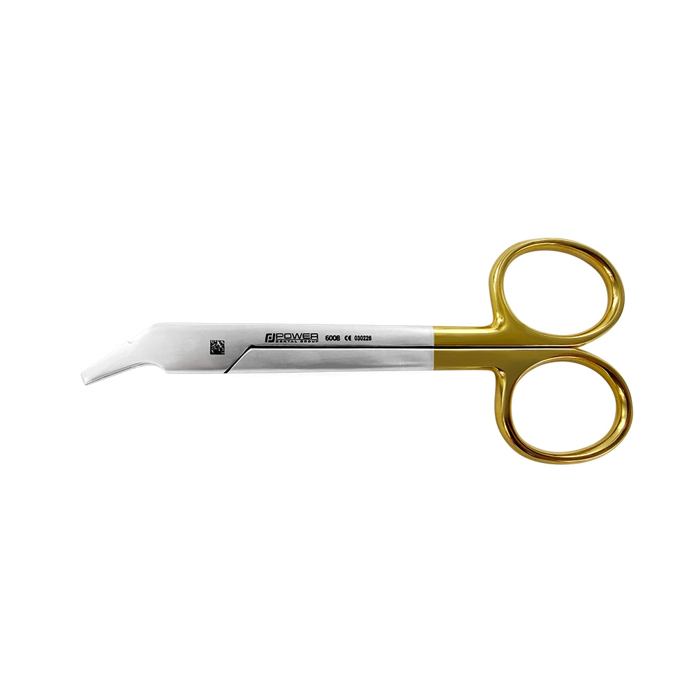 Orthodontic Wire Cutting Scissors – Angled, 4.7 in (12 cm) – Tungsten Carbide