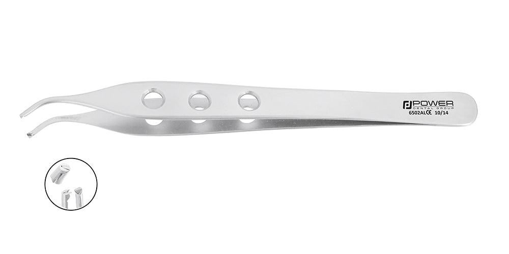 Adson Tissue Forceps, 15 cm – Curved, 1x2 teeth