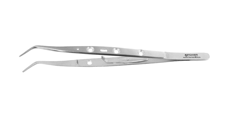 TWEEZERS, TISSUE FORCEPS MERIAM SELF-LOCKING 16cm