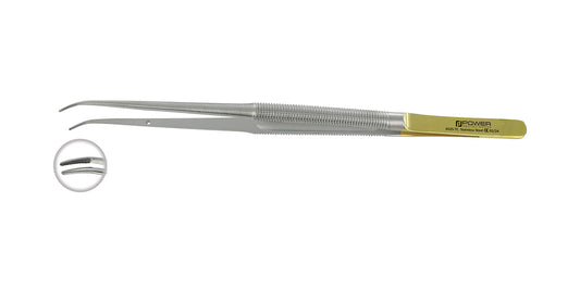 TWEEZERS, SURGICAL TISSUE FORCEPS GERALD CVD MICRO VERSION 18cm T/C