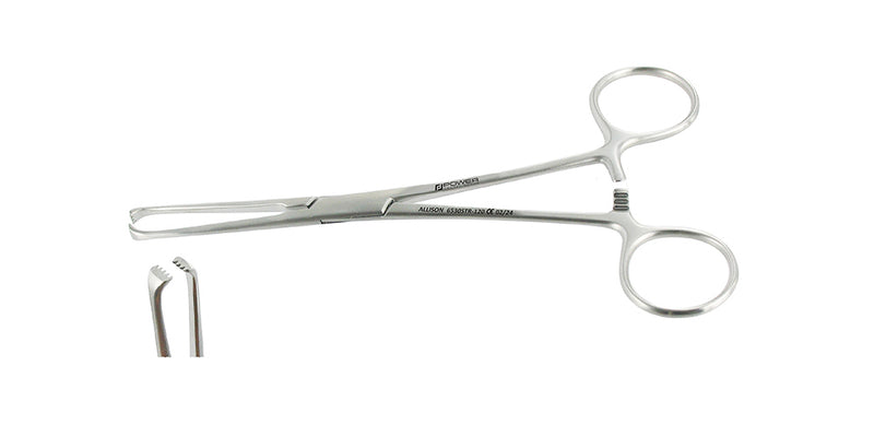 TWEEZERS, TISSUE FORCEPS HINGE TYPE ALLISON TFS 15cm
