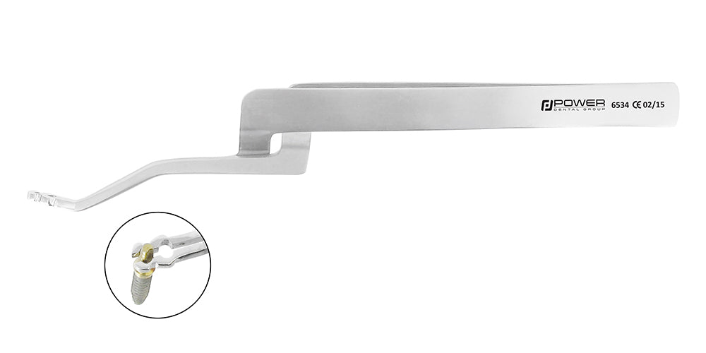 IMPLANT TWEEZER ABUTMENT HOLDER HOLE SIZE 1-2.5 mm / 1.6-3.2mm