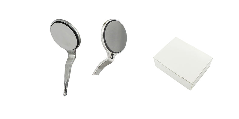 Mirror #5 Double Sided Glass Diameter, 26.4 mm, Cone Socket (Box of 6)