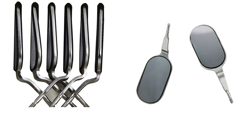 Power Mirror, Double-Sided, 22×37 mm – Cone (Box of 6)