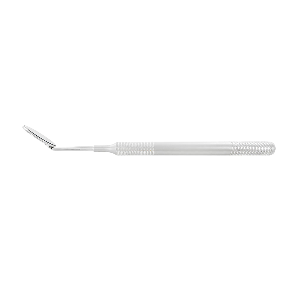 Dental Mirror #5 with Ø24.8 mm single-sided head and 6EZ Ø10 mm handle, alternate view