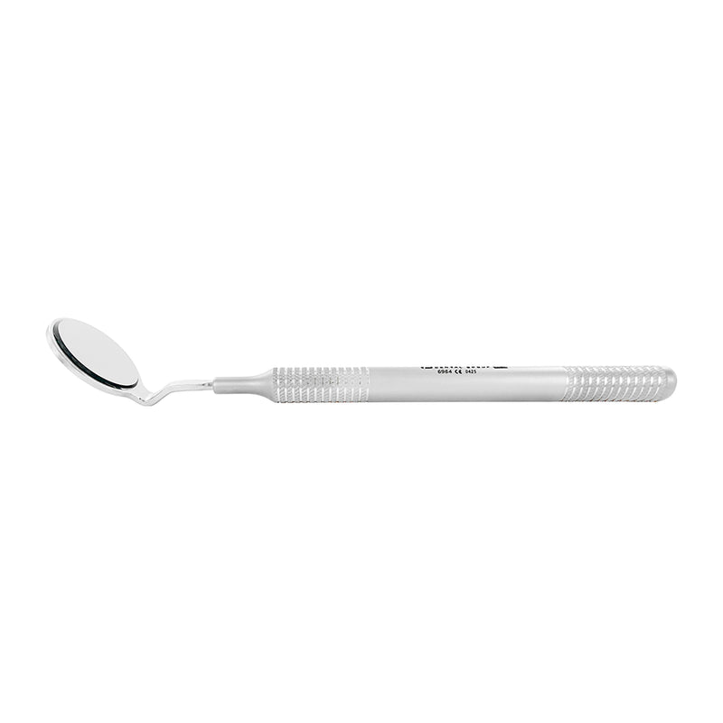 Dental Mirror #5 with Ø26.5 mm double-sided head and 6EZ Ø10 mm handle, alternate view