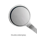Close-up of #5 Ø26.5 mm double-sided glass dental mirror head