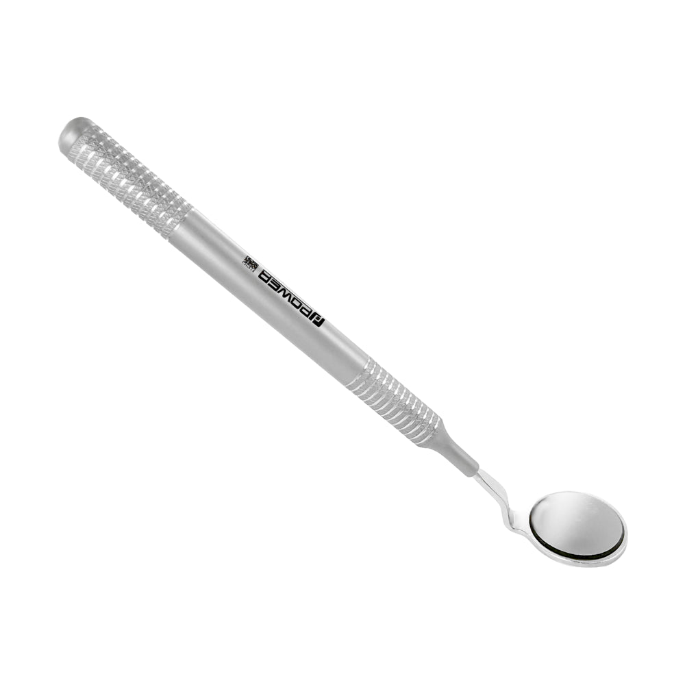 Dental Mirror #5 – Double-Sided, Cone Socket, 6EZ Handle with mm Scale, 6.5 in (16.5 cm)