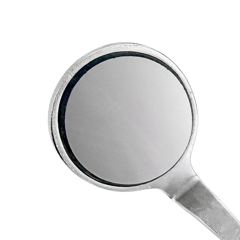 Dental Mirror #5 – Double-Sided, Cone Socket, 6EZ Handle with mm Scale, 6.5 in (16.5 cm)