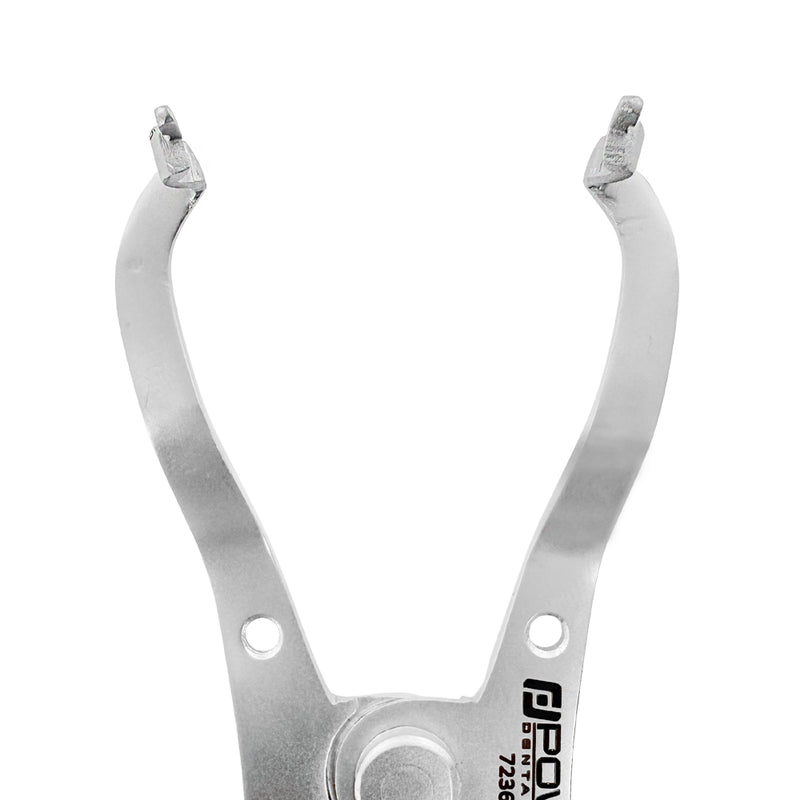 Pince à barrage en caoutchouc ivoire légère, 17 cm, type matrice sectionnelle 