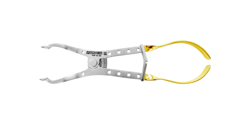 Rubber Dam Plier Ivory  Lightweight, 17 cm, Sectional Matrix Type