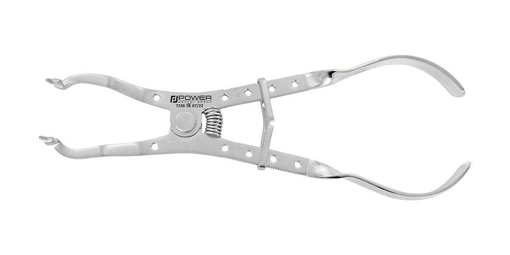 Rubber Dam Plier Ivory  Lightweight, 17 cm, Sectional Matrix Type