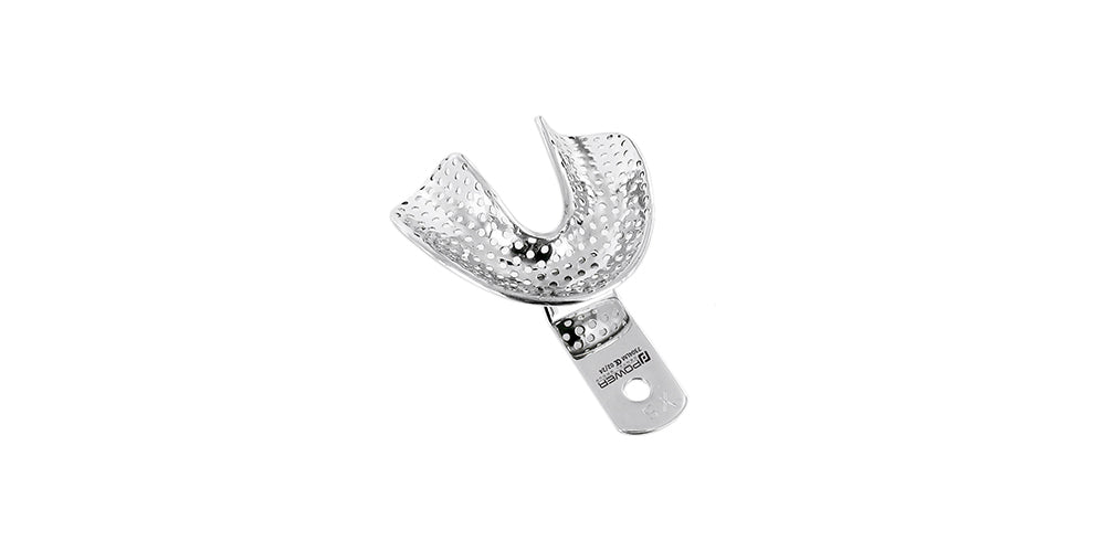 IMPRESSION TRAYS PERFORATED DENTURE, LOWER, M