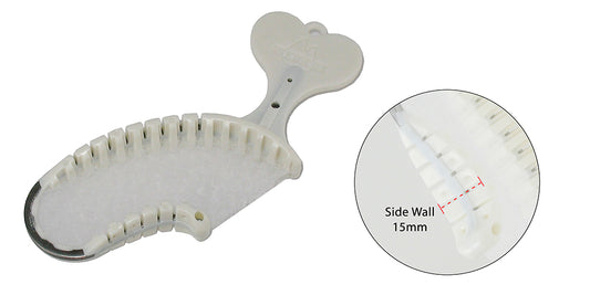 DISPOSABLE FISH BONE TRAY- POSTERIOR QUADRANT 15mm WALL - 35 EA/PKG