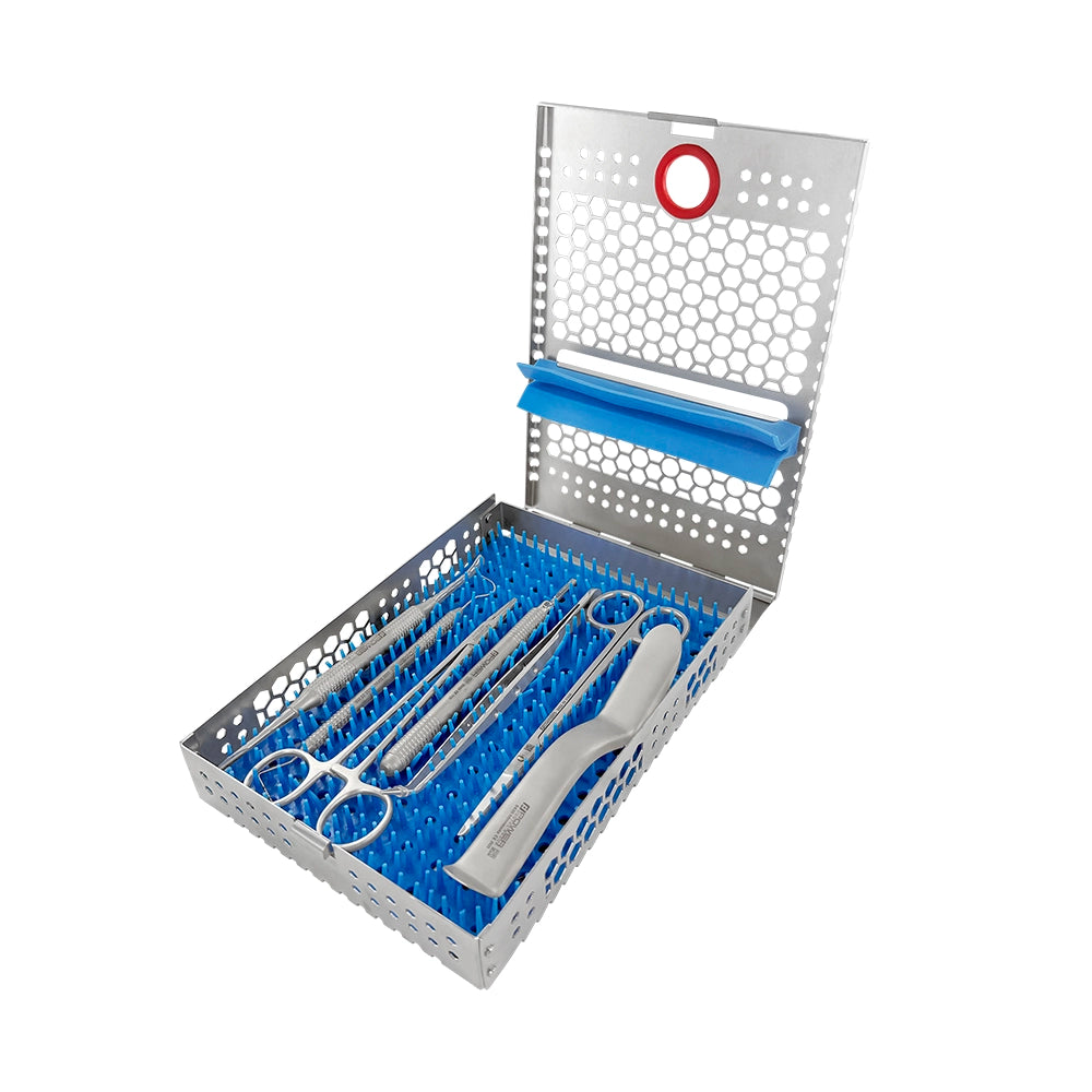 Cassette pour instrument de puissance – Moyenne (5,8 × 8,3 × 1,4 po / 148 × 210 × 35 mm)