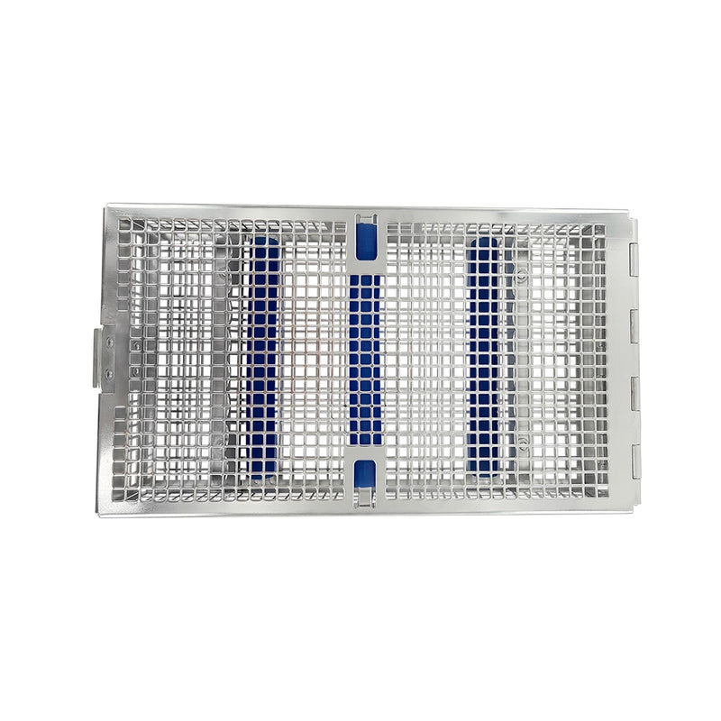 Cassette à double charnière pour instruments – 8 instruments, rack simple haut